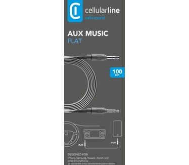 Cellular Line AUXMUSICK Blauw, Zwart