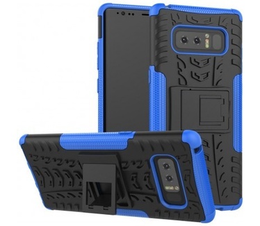 qMust Samsung Galaxy Note 8 Rugged Hybrid Hoesje Blauw