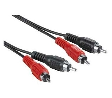 Hama Audio Cable 2 RCA Male Plugs - 2 RCA Male Plugs, 2.5 m