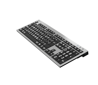 LogicKeyboard LargePrint, White on Black, NL