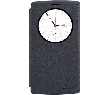 Nillkin New Sparkle S-View BookCase voor LG G4 S (H735) - Zwart