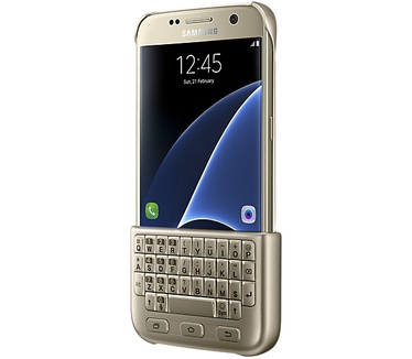 Samsung Galaxy S7 Keyboard Cover  Goud
