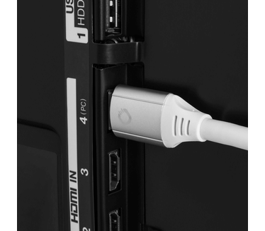 OEHLBACH Black Magic MKII - 8K Ultra High-Speed HDMI-kabel - 8K FUHD 60Hz 4320p / 4K 120Hz 2160p - 48Gbit/s (21:9 Cinema, 3D, Dolby Vision, Dynamic HDR 10+, VRR, eARC, UHD2) - 2 meter wit