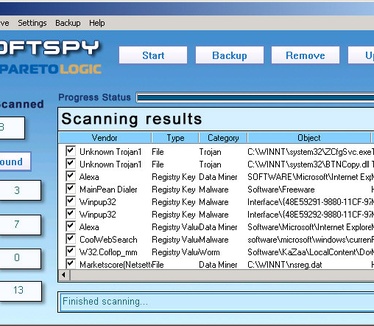 XoftSpy 3.45 screenshot