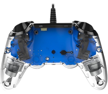 Nacon Officieel gelicenseerde Illuminated Wired Compact Controller voor PS4 - blauw