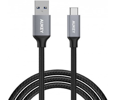 Aukey USB-C kabel CB-CD3 - 2m - Black