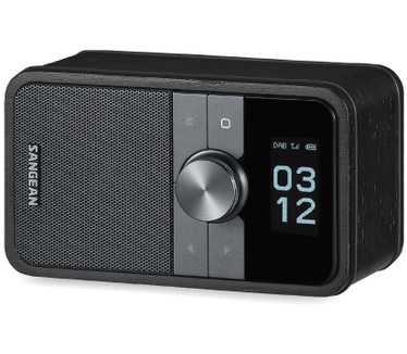 Sangean DDR-8 compacte houten DAB+ en FM radio met Bluetooth ontvangst, Midnight Oak