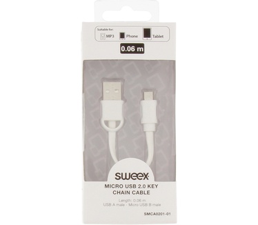 Sweex USB 2.0 / Micro-USB, 0.06 m