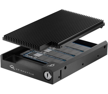 OWC U.2 3.5" naar PCIe Shuttle voor 4 x NVME Blade SSD (PCI Express 3.0) Zwart