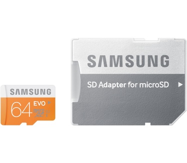 Samsung Evo microSDXC 64GB + SD-adapter