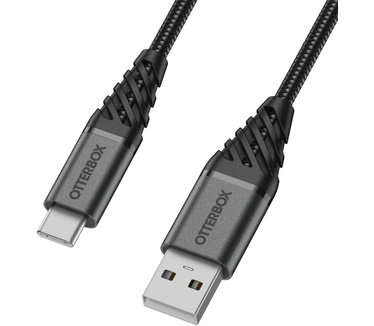 Otterbox Premium Cable USB A-C 3M, zwart