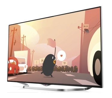 LG 60UB850V Zilver, Zwart