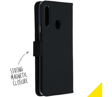 Accezz Wallet Softcase Bookcase Samsung Galaxy A20s - Zwart (Galaxy A20s) Zwart