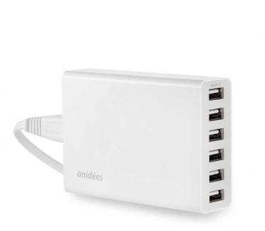 Anidees 6 Port USB Charger 50W
