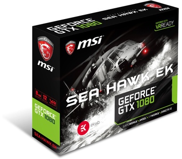 MSI GeForce® GTX 1080 SEA HAWK EK X 8GB