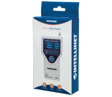 Intellinet 5-in-1 Cable Tester, Tests 5 Commonly Used Network and Computer Cables