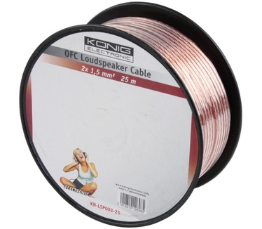 Konig 2x 1.5mm², 25m