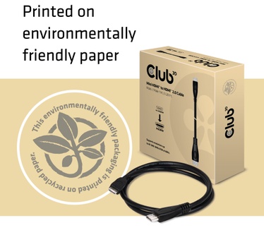 Club 3D Mini HDMI to HDMI 2.0 Cable 1Meter Male/Male Zwart