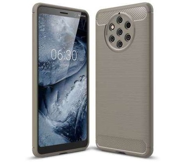 qMust Nokia 9 PureView Rugged TPU Case - Grijs