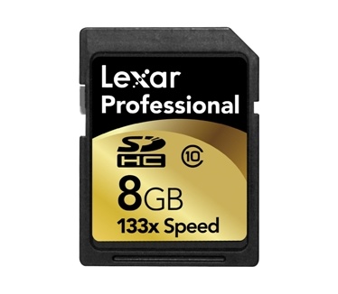 Lexar Professional SDHC  8GB Class 10