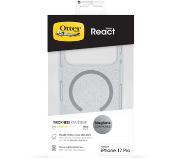 Otterbox React MagSafe Apple iPhone 17 Pro Stardust - clear