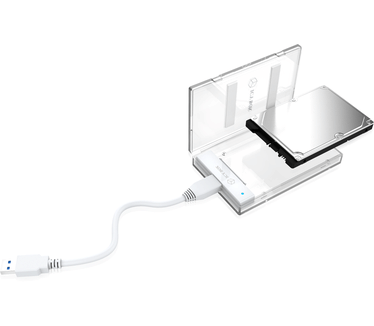 Icy Box IB-AC603-U31 Transparant