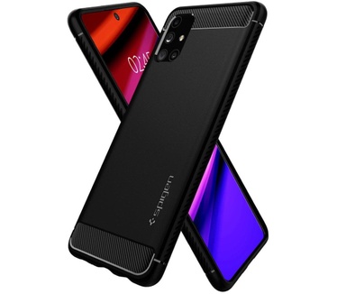 Spigen Samsung Galaxy M51 Hoesje Rugged Armor  Zwart
