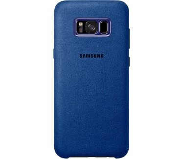 Samsung Galaxy S8 Plus Alcantara Cover (Galaxy S8+) Blauw