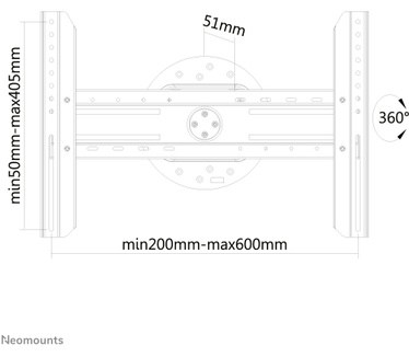 Neomounts by Newstar Flatscreen Wandsteun