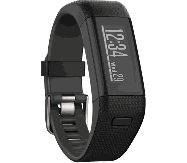 Garmin VivoSmart HR plus XL Zwart (Zwart)
