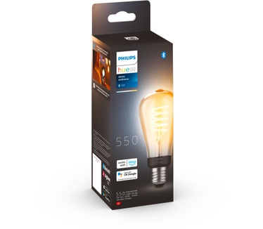 Philips Hue White Ambiance Filament ST64 E27 Edison met zichtbare gloeidraad