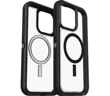 Otterbox Defender XT Series voor iPhone 15 Pro Max, Dark Side (Clear / Black)