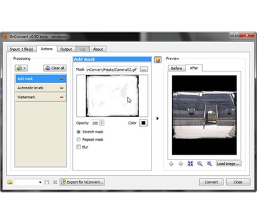 XnConvert MP screenshot (481 pix)