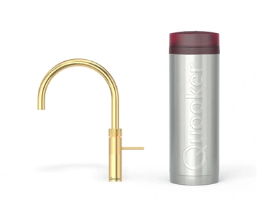 Quooker Fusion Round Goud incl. PRO3 reservoir