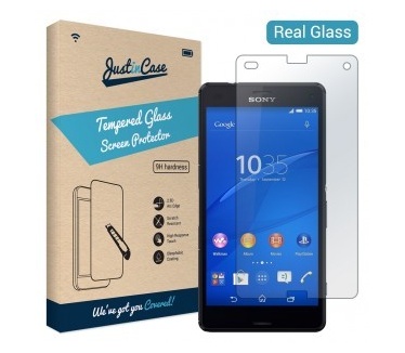 Just in Case Tempered Glass Sony Xperia Z3 Compact - Arc Edge
