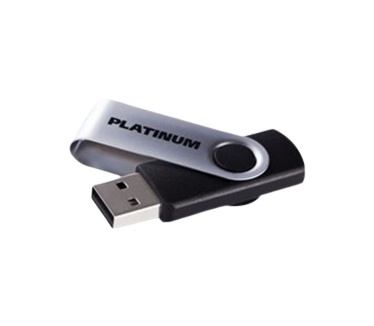 Bestmedia Platinum HighSpeed USB Stick Twister 2GB Zwart