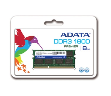Adata ADATA 8GB premier DDR3 1600MHz SO-DIMM Retail