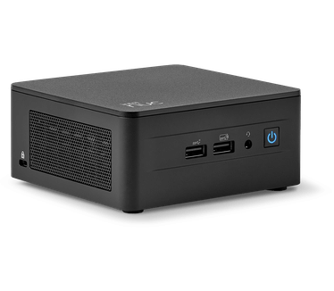 ASUS NUC 13 Pro NUC 13 Pro Barebone Ordinateur de bureau (Intel Core i3-1315U, Intel UHD Graphics, sans mémoire, sans stockage, sans SO, câble d'alimentation)