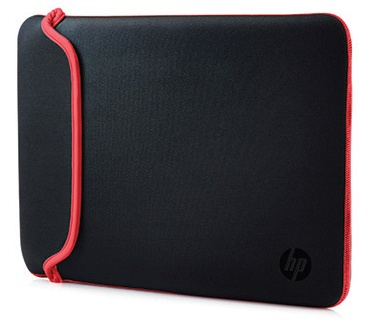 HP 15.6 Chroma sleeve Rood, Zwart