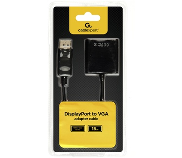 Gembird AB-DPM-VGAF-02 Zwart