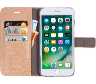 Mobiparts Saffiano Wallet Case Apple iPhone 7 Plus, iPhone 8 Plus Copper