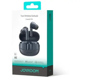 Joyroom FN2 FunPods ENC 4 microfoons, equalizer, Bluetooth 5.4, ANC-ruisonderdrukking, zwart