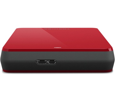 Toshiba STOR.E Canvio 3.0 Portable Hard Drive 1TB Rood