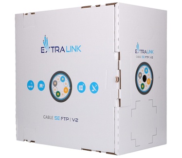 Extralink CAT5E FTP (F/UTP) V2 OUTDOOR TWISTED PAIR 305M - Kabel - Netzwerk