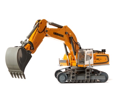 Siku Liebherr R980 SME rupsgraafmachine Afstandbestuurbaar 1:32 Bediening via app met geluid mogelijk Zonder afstandsbedieningsmodule Metaal,Kunststof Oranje