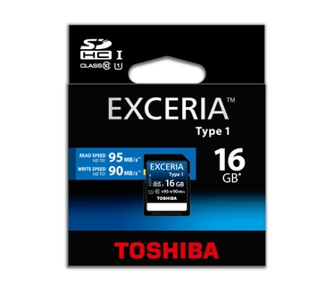 Toshiba 16GB SDHC EXCERIA Type 1
