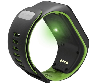 TomTom Runner 3 Cardio + Music Zwart/Groen + Hoofdtelefoon (L)