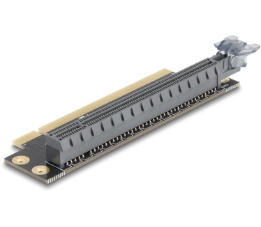 Delock Riser Card PCI Express 3.0 x16 male to x16 slot 90° right angled - Slot height 23 mm