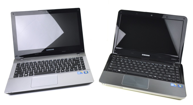 links de Samsung QX310, rechts de SF310