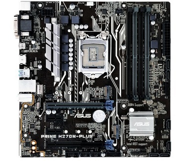 Asus Prime H270M-Plus Gaming Mainboard Sockel 1151 (mATX, Intel H270, Kabylake, 4x DDR4-Speicher, USB 3.1, M.2 Schnittstelle)